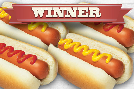 Hot Dog Eating Contest "Winner"