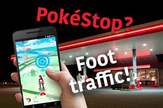 Are you a PokeStop? Benefit from the foot traffic!